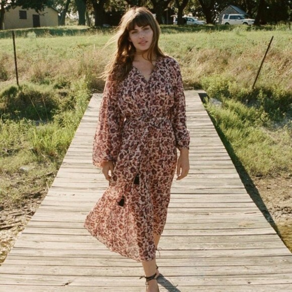 Doen Dillon Dress in Plum - Sz XS